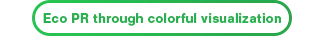 Eco PR through colorful visualization