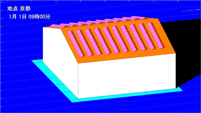 Array slope can be set on a slope