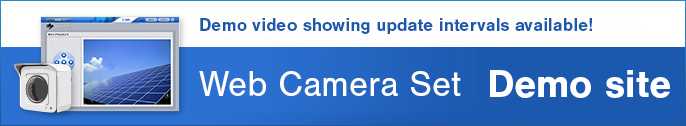 The web camera set provides a complete solution with a web camera, router, and communication line necessary for remote monitoring, ensuring you don't miss any factors that could reduce power generation, such as panel dirt, damage, weeds, or snow.