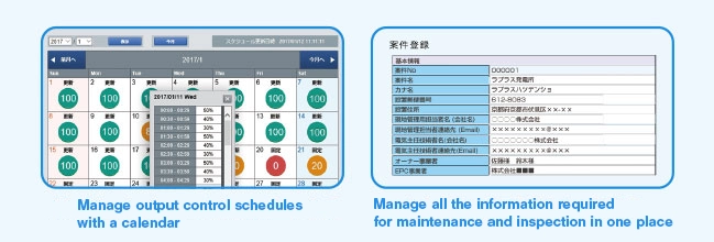 No additional equipment required, output control is also supported as standard