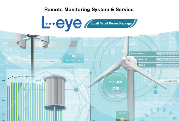 Remote Monitoring System&Service LEeye Small Wind Power Package