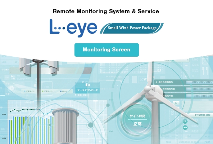 Remote Monitoring System&Service LEeye Small Wind Power Package