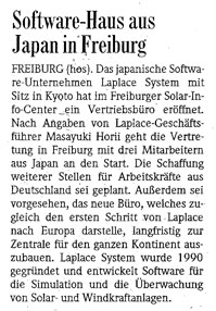 Badische Zeiturng　May 10 2004
