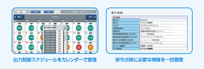 追加機器不要で出力制御にも標準対応