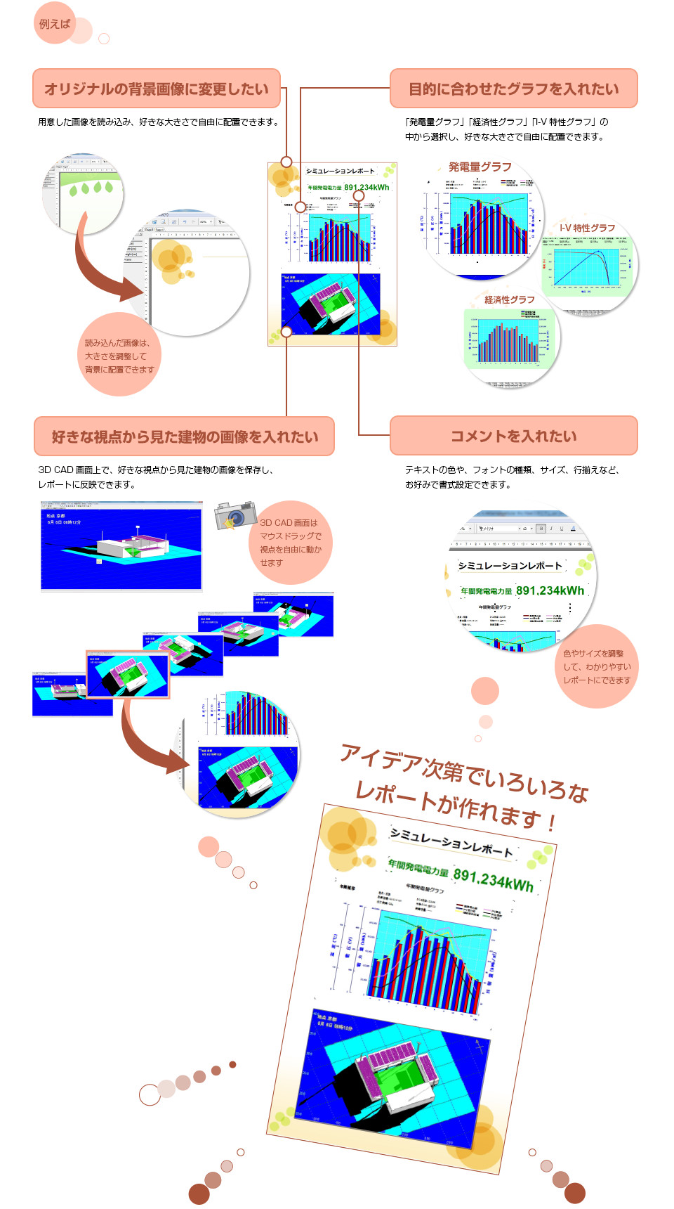 オリジナルのレイアウトで作ってみよう