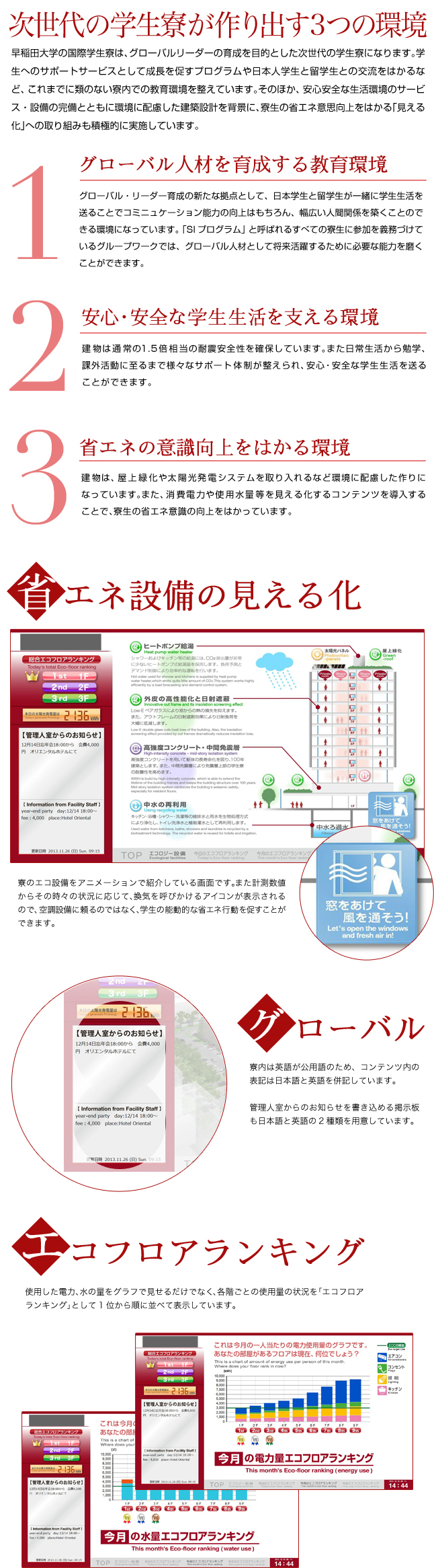 早稲田大学 学生寮本文